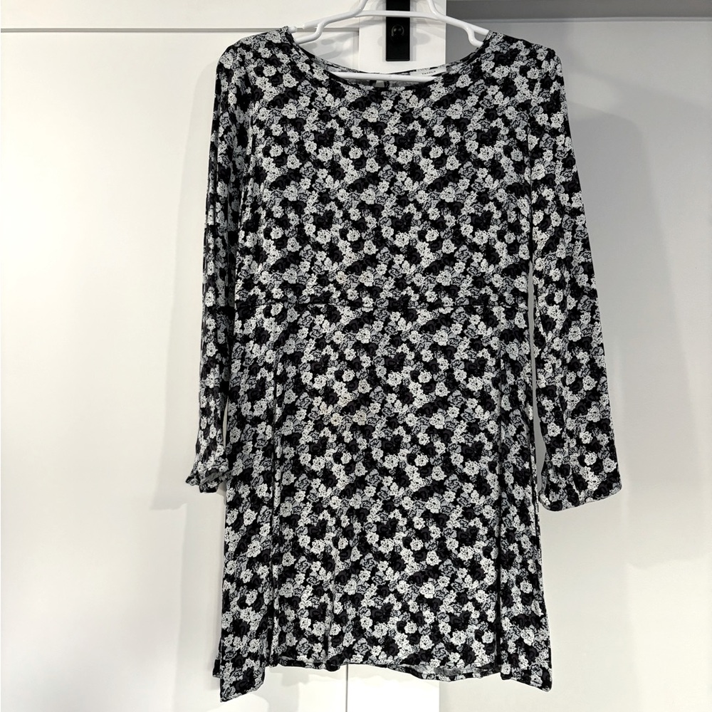 Long sleeve mini dress